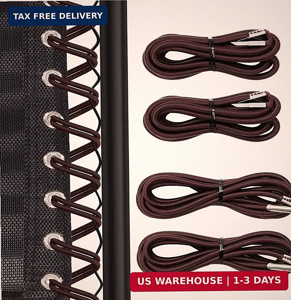 COITEK 4PCS Replacement Cord for Zero Gravity Chair, Universal Elastic Repair Co