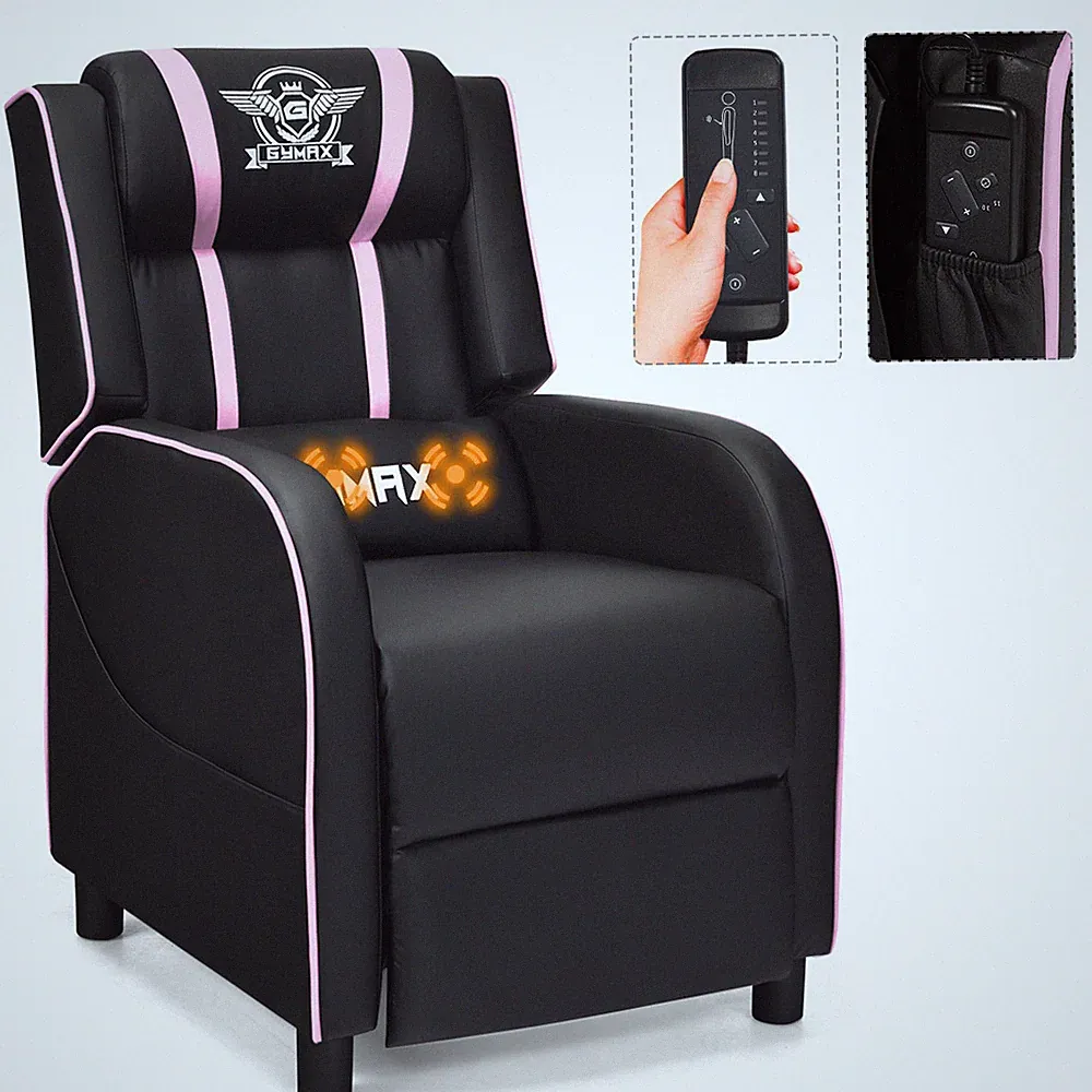 Massage Gaming Recliner Chair Racing Single Lounge Sofa Home Theater Seat