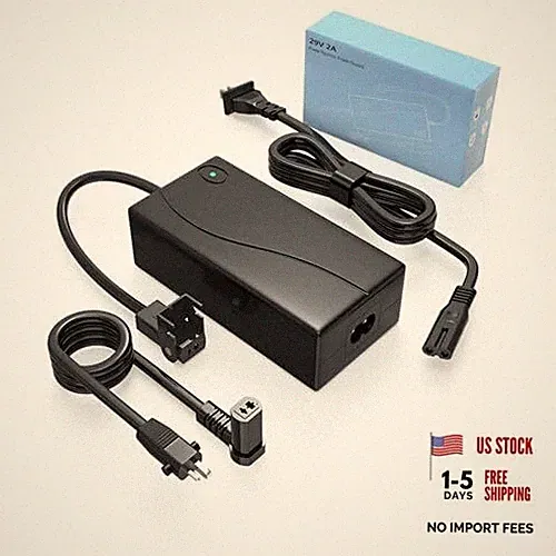 Power Recliner Power Supply, Replacement Recliner Power Cord,2-Pin 1pcs black